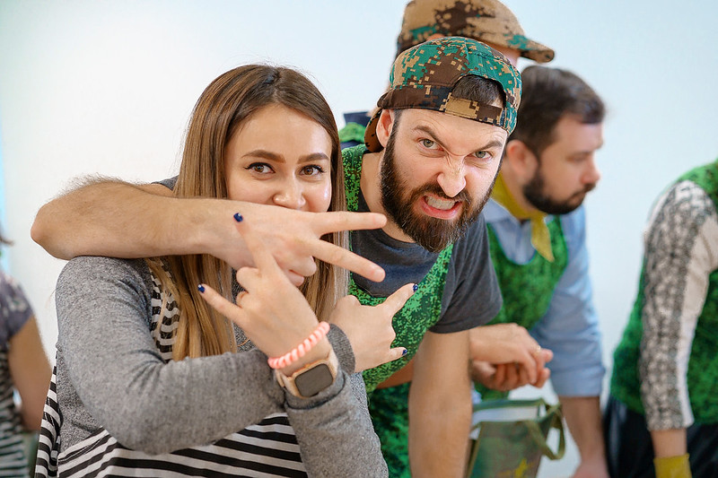 Корпоратив на День строителя в Sochi с уличными активностями